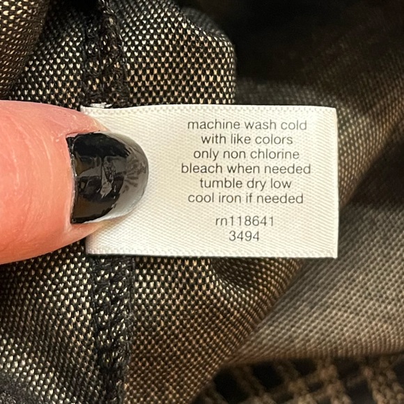 NWT Lane Bryant Black & Tan Ponte Pull On Pants, 20 Petite - Picture 8 of 8